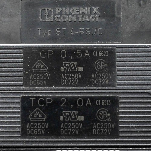 (14 Stück) Phoenix Contact ST 4-FSI/C Reihenklemme mit TCP 4A 2A 1A 0,5A Sicherungen - Bild 6 von 6
