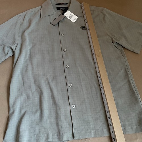 NFL Green Bay Packers S Small Greg Norman Men Olive Polo Button Down T-Shirt - Picture 13 of 13