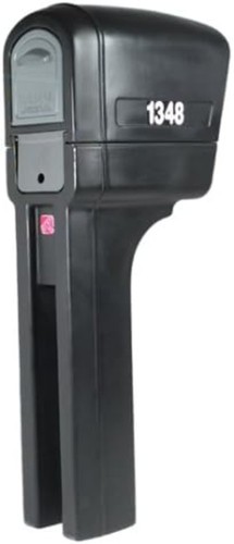 Elegant Black MailMaster Plus Mailbox with Flag & Large Storage - Easy Install - Picture 4 of 7