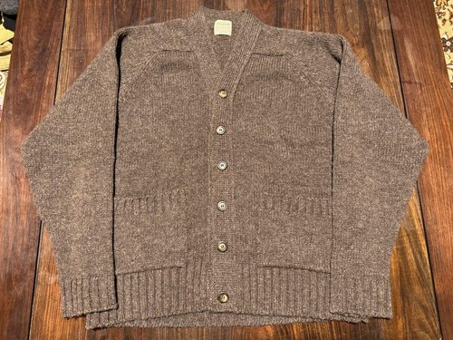 Filson Wool Cardigan Knit Sweater Size L 100% Pure New Wool Warm From JP H09