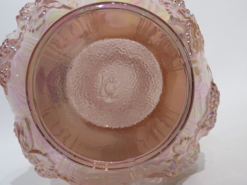 Imperial Glass Pink "Loganberry" Vase Carnival Glass - Picture 5 of 6
