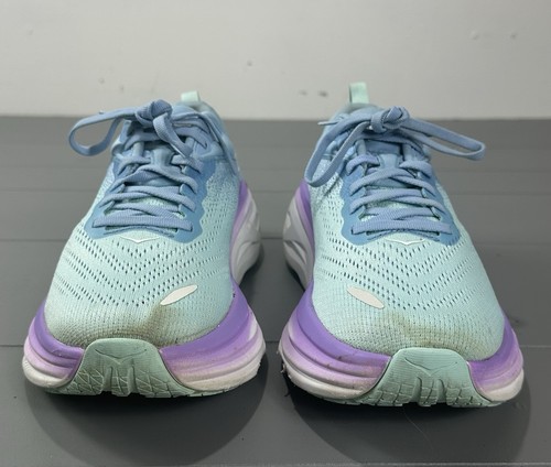 Tenis para correr Hoka One One W Bondi 8 para mujer talla 7,5 B azul aireado océano - Imagen 2 de 14