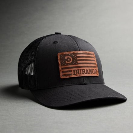 Durango Patriotic Logo Leather Patch Ball Cap Black - DAC0222-BLK, schwarz - Bild 1 von 5