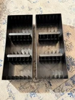 TWO Vintage Nintendo NES SNES Game Cartridge Holder Wall Mount Storage RARE