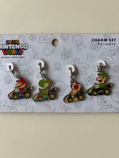 Super Nintendo World Mario Character Charm Set Yoshi Luigi Pouch Unopened japan