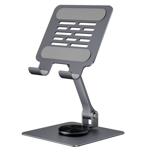 Tablet Stand Holder Foldable Carbon Steel Construction Aluminum Alloy Desk LWMS - Afbeelding 8 van 8