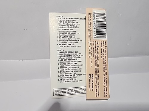 Pedro Infante - 16 Exitos  Voz Y Sentimiento Cassette Peerless 1989 MCP 091 MEX - Picture 12 of 14