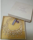 Jon Richard Choker Crystal Necklace Silver Rhinestone Wedding - NEW