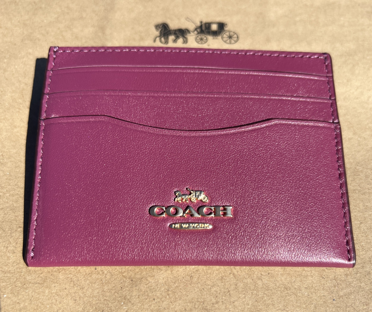 ◆Coach◆ Small House Around Card Case CU220 DEB COACH® | Small Zip Around Card Case