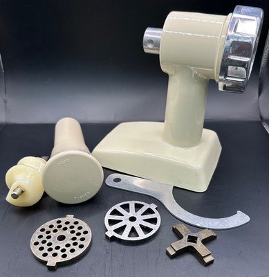 Vintage Oster Regency Kitchen Center Meat Grinder Attachment Parts