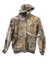 Game Winner Real Tree Camouflage Zip up Jacket Coat Hood Youth Kids Boys Medium