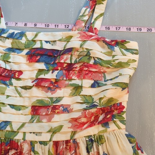 NWT Abercrombie Emerson Tiered Maxi Dress Sleeveless Floral size XL - Picture 6 of 9