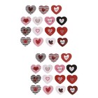  Set of 2 Herzförmige Karte Glückwunschkarten Valentinstagsgrußkarte