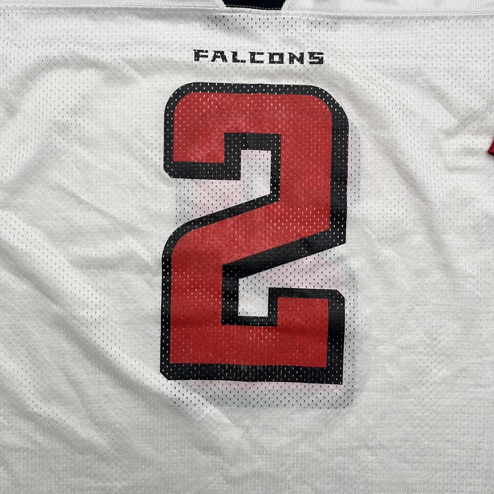 Camiseta deportiva grande de fútbol americano de la NFL Matt Ryan #2 de los Atlanta Falcons para hombre Foto 3 de 4