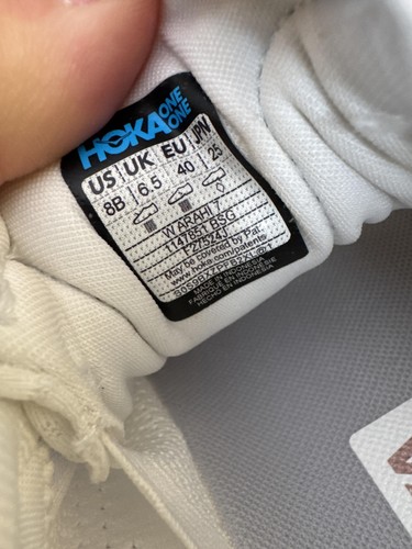 Zapatos Hoka One One Arahi 7 para mujer talla 8 blancos estabilidad carretera soporte para correr - Imagen 15 de 15