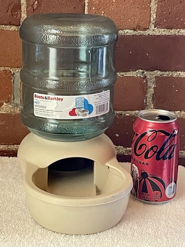 Pet Dog Cat Waterer Automatic Dispenser Drink Water Gravity Small Bowl 0.5 Gal - Picture 2 of 7