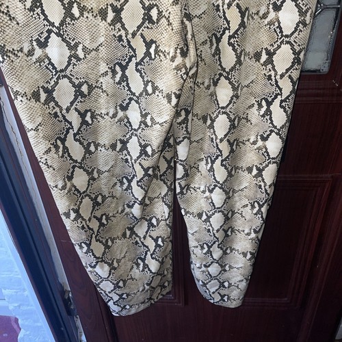 Zara Basic Snakeskin Print Jumpsuit Size L - Picture 14 of 14