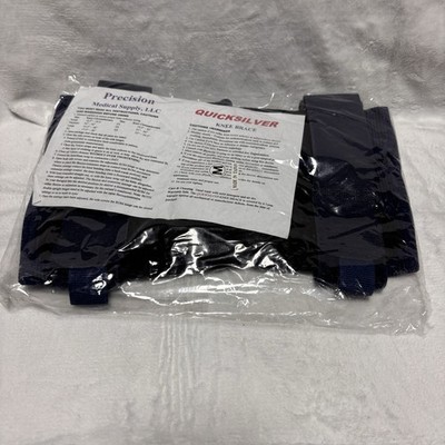 Quicksilver Hinged Knee Brace Orthosis Adjustable ROM Wraparound Size M New