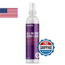 Pet MD All-in-One Derm Care - Hypochlorous Acid Spray for Dogs  All Pets - Skin