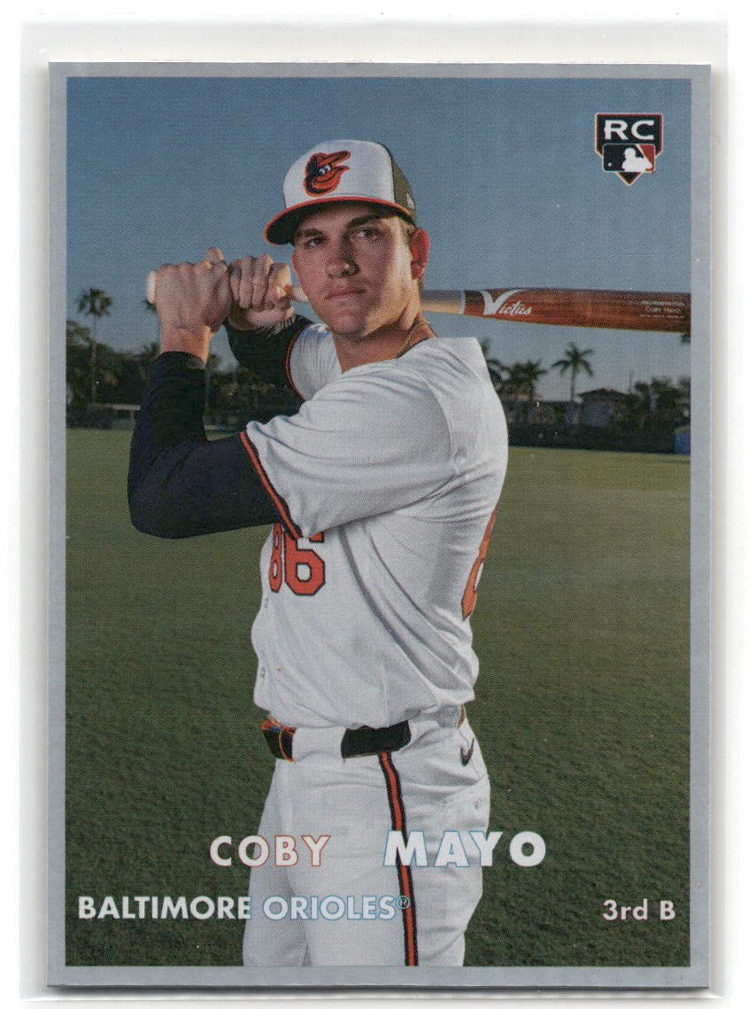 2025 Topps Heritage Coby Mayo #H25-6 Heritage 25th Anniversary Holographic