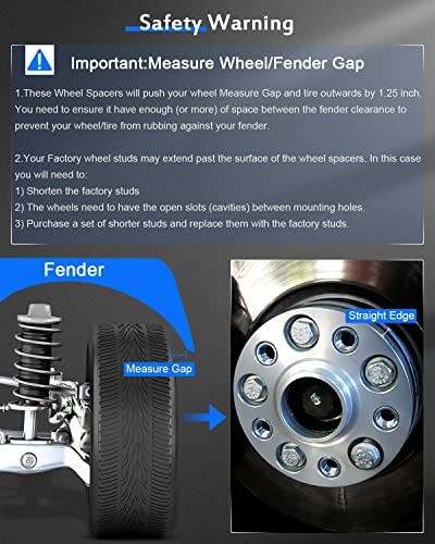 4x 5 lug Wheel Spacer Adapters 1" 5x100mm to 5x112mm 57.1 H.B compatible with - Picture 6 of 6