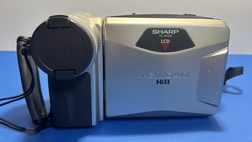 Sharp Viewcam Hi8 Camcorder VL-AH50U + 4 Tapes + 2 Chargers + Bag – Tested - Picture 5 of 20