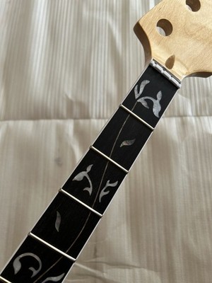 4 string Maple Electric Bass guitar neck 20 Fret Rosewood Vine Inlay Nut:38mm