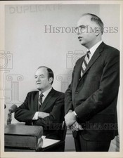 1970 Press Photo Hubert H. Humphrey, former vice president and senator.