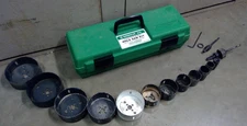 GreenLee 835 Variable Pitch Bi-Metal Hole Saw Kit 4" INCOMPLETE + Additions
