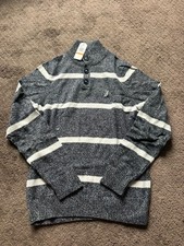 Nautica Men  s 4NV Pullover Sweater Size S 69.50 Navy