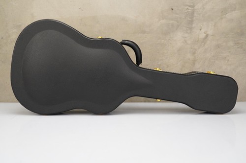 Estuche rígido de cuerpo hueco negro Tolex dorado herrajes para guitarra #55999 - Imagen 3 de 15