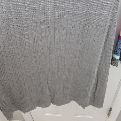 Cecilia Prado Sweater Dress Womens Small Gray Knit Colorful Bell Sleeve - Picture 11 of 13