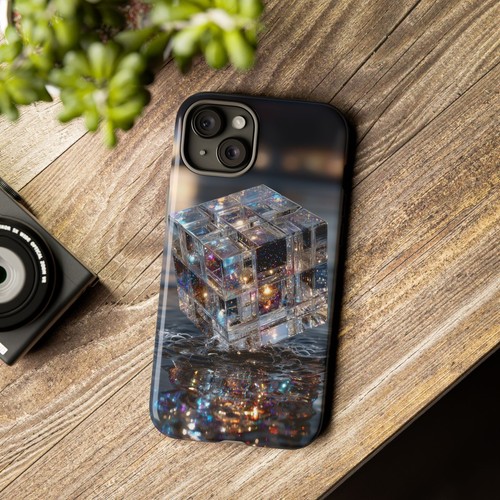 Crystal Cube Matrix Reflection - Phone Cover Case for iPhone, Galaxy, Pixel - 第 51/261 張圖片