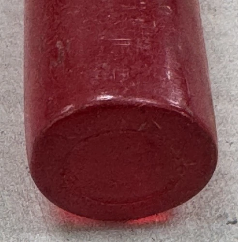 Vintage Bakelite Catalin Red Bar Stock rod 189g 1930’s USA Pin Pendant Jewelry