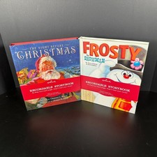 Hallmark FROSTY the SNOWMAN and The NIGHT BEFORE CHRISTMAS Recordable Storybook