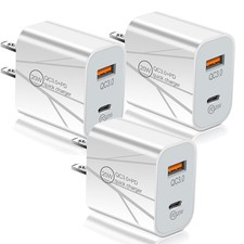 Fast Charging Type C QC3.0 Wall Charger Adapter For Samsung iPhone Android Phone