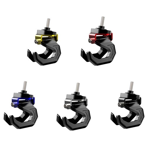 Support Casque Aluminium Résistant avec Double Crochet Fiable et Pratique - Photo 4/13