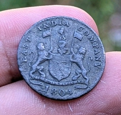 INDIE ORIENTALI BRITANNICHE SUMATRA 1 KEPING 1804 (AH 1219) KM TN1 moneta rame_z426 - Foto 2 di 6