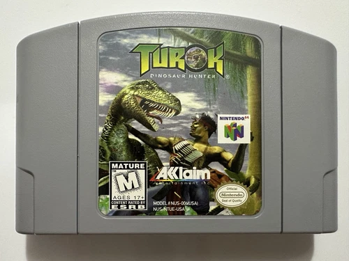 Turok: Dinosaur Hunter (Nintendo 64, 1997)- Authentic
