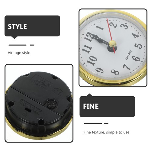 2 Count Clock Head Travel Mechanism Replacement Insert with Movement - Picture 12 of 12