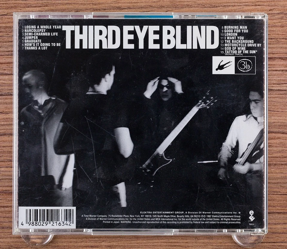 Third Eye Blind - Third Eye Blind CD (Japan 1997 EastWest Japan) AMCY-2163 Foto 3 de 4