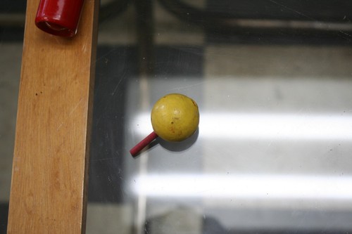 ANTIQUE Wood/Cork  Painted Fishing BobbeRS HAND LINE AN JOHNSON SILVER MINNOW AD - Picture 11 of 14