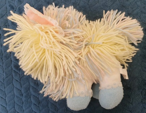 Vintage Fluppy Dogs Kenner Soft Toy blue yellow pink 1980s 1986 - Picture 4 of 10