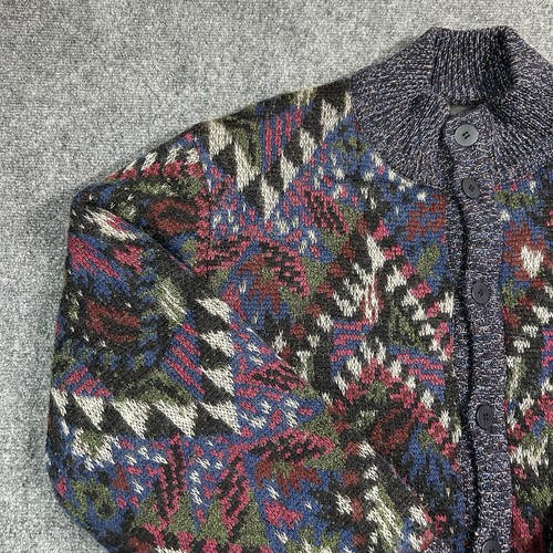 Missoni Multicolor Mohair Alpaca Wool Two-sided Bomber Jacket Sz 54 - Italy Made - Picture 2 of 22
