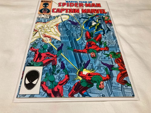 Marvel Team-Up 142 NM- 9.2 Copper Age Spider-Man Captain Marvel 1984 - Picture 9 of 20