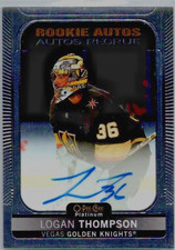 Logan Thompson Rookie 2021-22 O-Pee-Chee Platinum Rookie #R-LT Auto RC