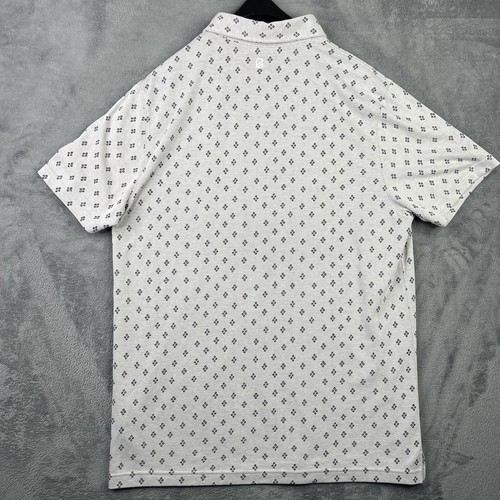 Extracurricular LA LIV GOLF Shirt Men 2XL (FITS LARGE) Polo Gray Geometric Print - Picture 3 of 10