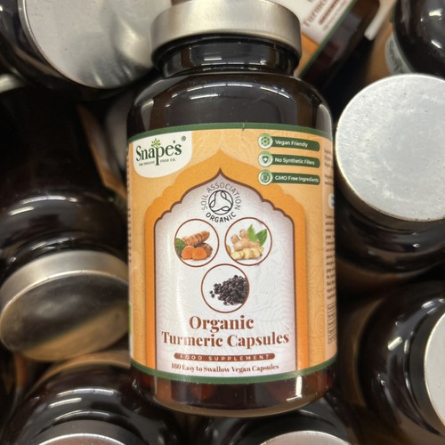 Snapes Organic Turmeric Capsules - Picture 2 of 12