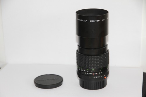Pentacon 135mm f/2.8 MC Praktica Bayonet PB Mount Tele Portrait Prime lens. - Picture 3 of 17