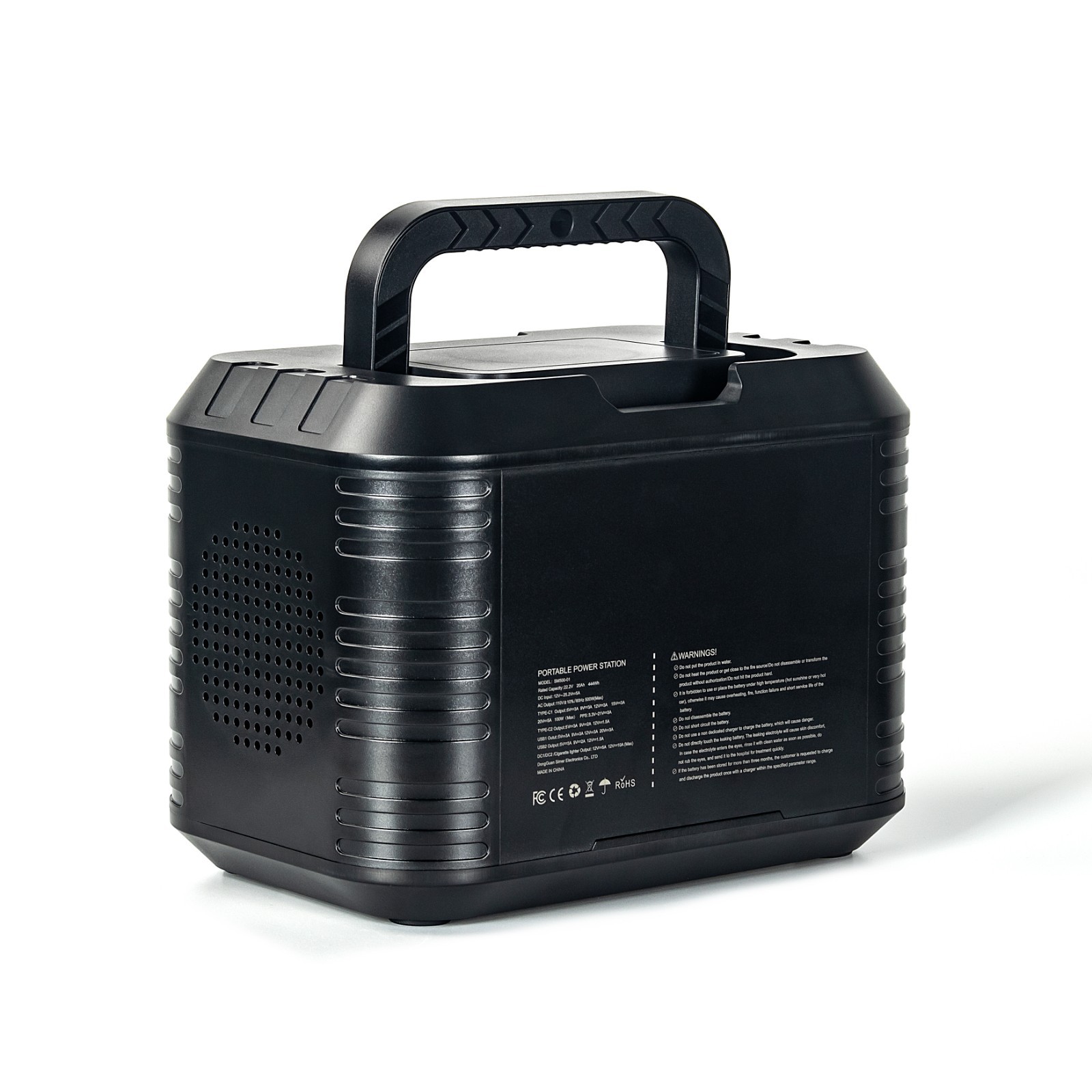 Portable Power Station 500W 444Wh Solar Generator Battery Home Backup Camping